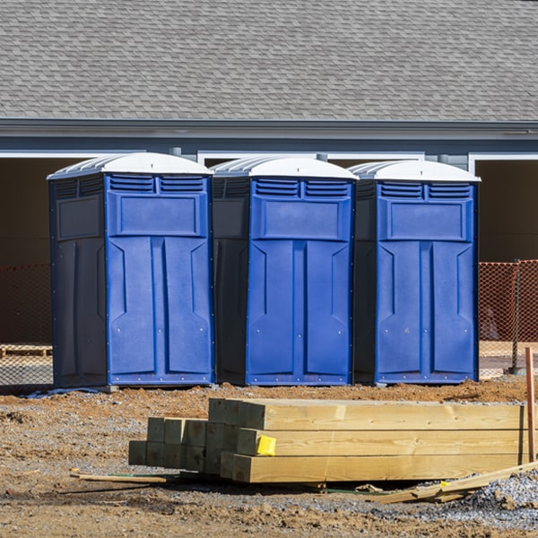 what is the maximum capacity for a single porta potty in Bentley